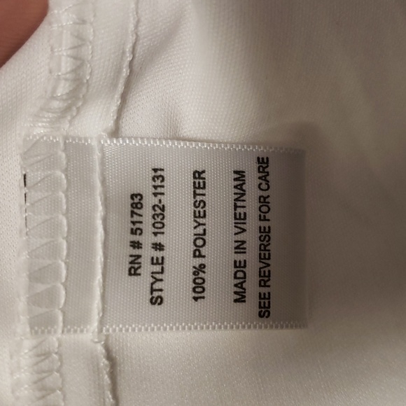 Maurices White Sheer Floral and Pearl Scoopneck Sleeveless Layered Top Xl BN - Picture 8 of 8